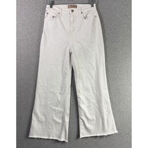 7 For All Mankind Luxe Vintage Ultra High Rise Cropped Jo Jeans Soleil womens 28